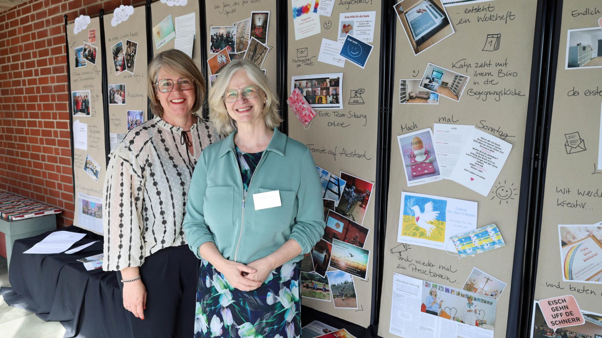 Katja Zeimet-Backes (links) und Heidelinde Bauer riefen vor zehn Jahren das Projekt Frauen(T)Raum ins Leben.