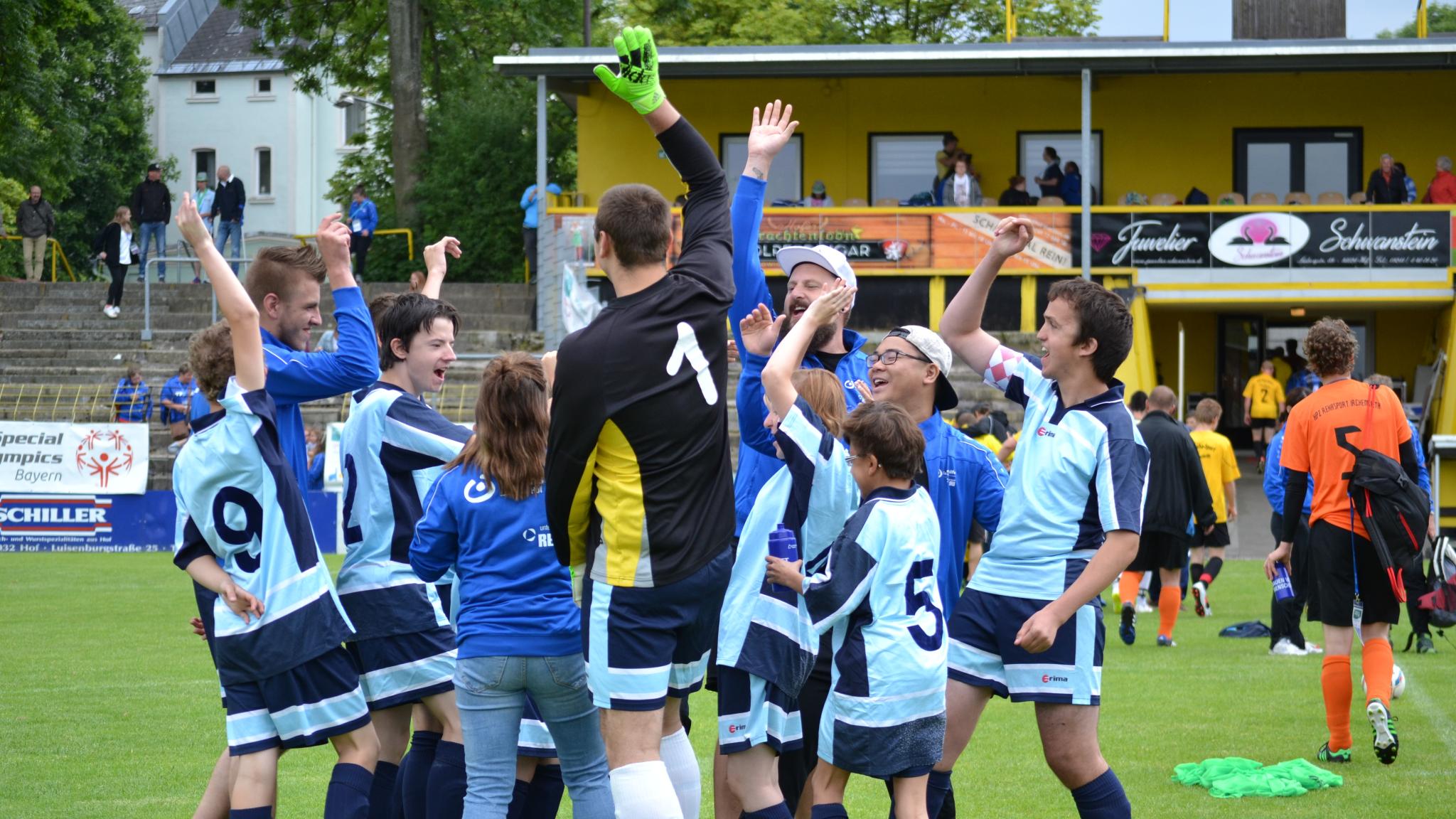 Bei den Special Olympics wurde auch Fußball gespielt (Symbolfoto)